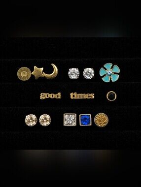 🌈 Mixed Stud Earrings Lot Of 14